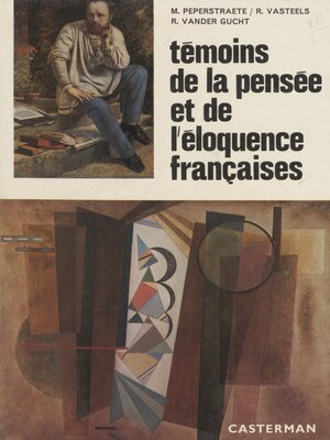 cover image of Témoins de la pensée et de l'éloquence françaises